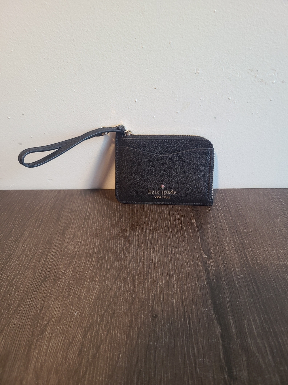 New Kate Spade Pebbled Leather Leila Small Card Holder Wristlet
